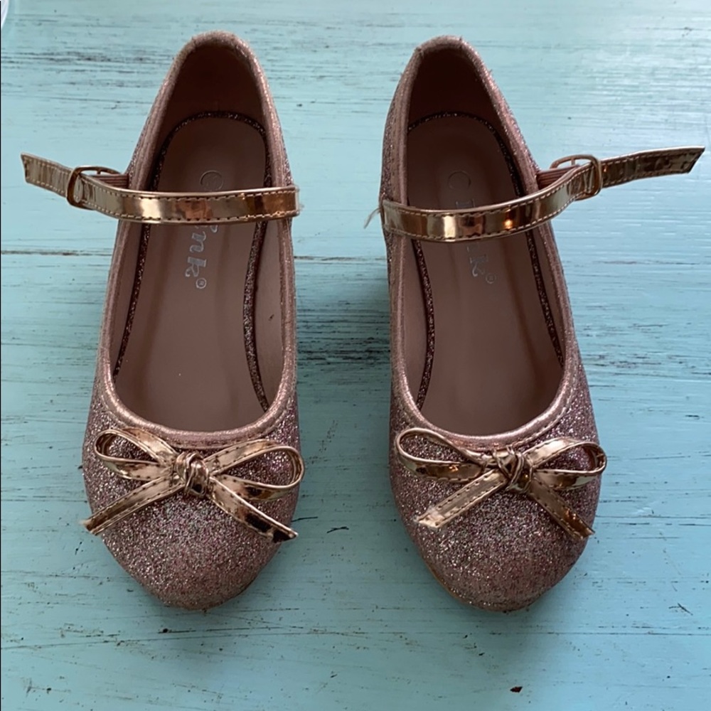 Sparkly girls high heels